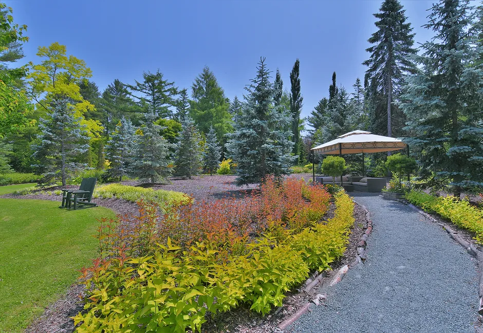 真鍋庭園の庭園