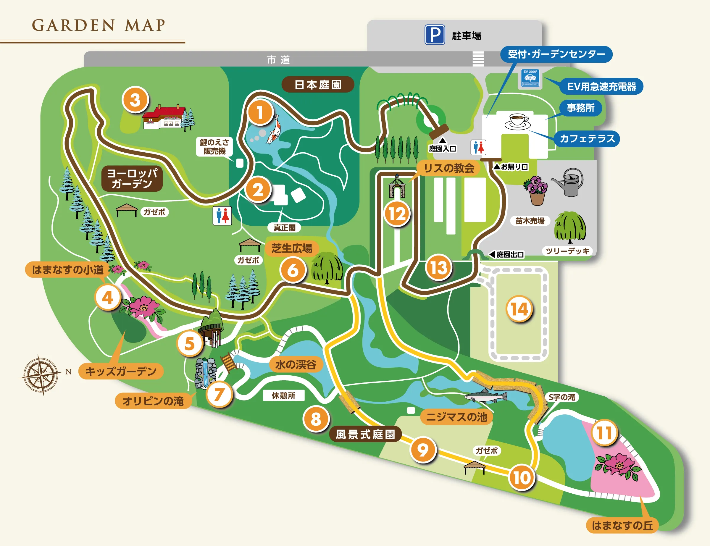 園内マップ