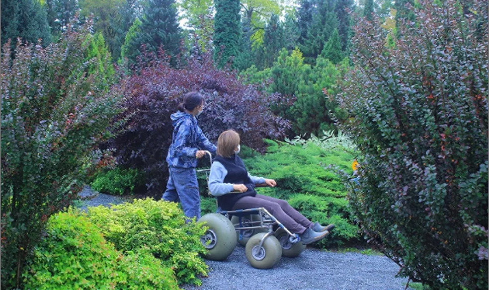 真鍋庭園のバリアフリー